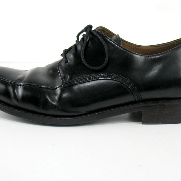 Johnston & Murphy Black Leather Oxford Shoes Sz 9M main image 6